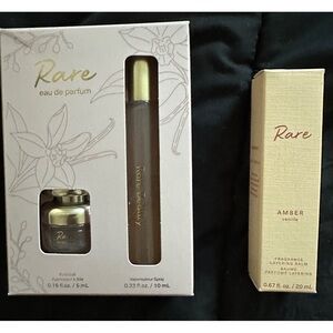 Rare beauty perfume set and Amber lotion